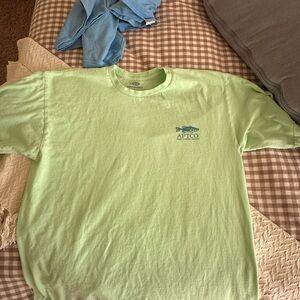 AFTCO Light Green Short Sleeve Tee